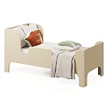 Kids Bed with Canopy Tent Design Wooden Frame Colorful Pillows and Color Options