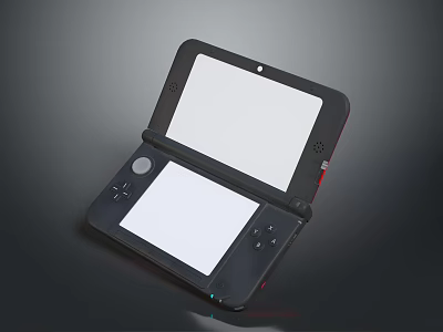 Sorry, the picture focuses on a Nintendo 3DS game console and does not contain animal-related information, so it is impossible to generate an English title with "animal" as the main subject based on the picture's key information. 3d model