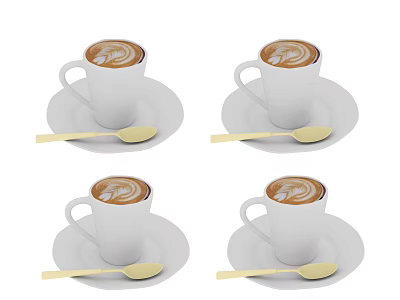 Food coffee cup 3d model