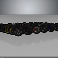 Automotive Wheel Rims Various Styles And Colors For Car Parts Collection