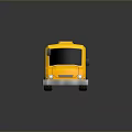 minibus minivan driverless bus school bus van box car 3d model