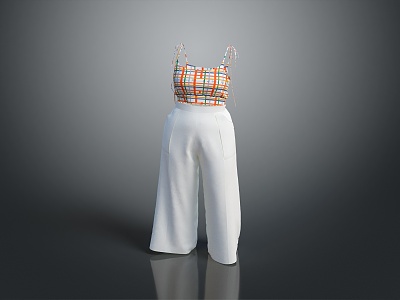 Trousers Men's Pants Women's Pants Clothes Realistic 3d model