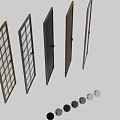 Modern Casement Doors With Different Design Styles Including Glass Panels Grid Patterns And Vertical Slats