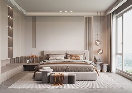 Modern Bedroom 3d model