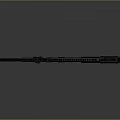 Modern Tactical Weapon With Black Finish Ergonomic Design And Accessory Rail