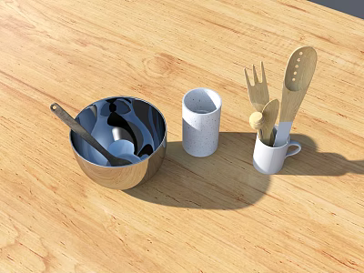 Kitchen Supplies Kitchen Appliances 3D Model 3d model