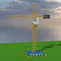 Tower crane control experience 3d model