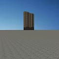 Modern High Rise Residential Building Exterior With Glass Windows Against Blue Sky