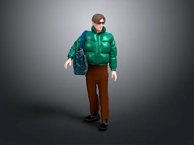 Men Male Handsome Men Young Teenagers Male Character Boy CG Boy Realistic Men 3d model