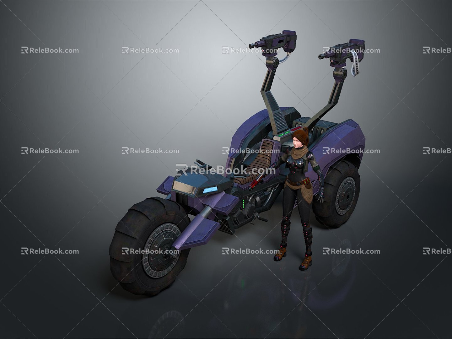 Jet Motorcycle Sci-Fi Motorcycle Concept Motorcycle Flying Car Space Flying Car Space Motorcycle 3d model