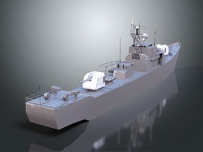 Modern Warship Ship Warship 3d model