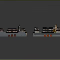 Traditional Chinese Architecture Models With Courtyard Layouts And Decorative Roof Details