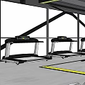 Modern Fitness Gym With Treadmills Exercise Bikes And Large Windows For Effective Workout Sessions