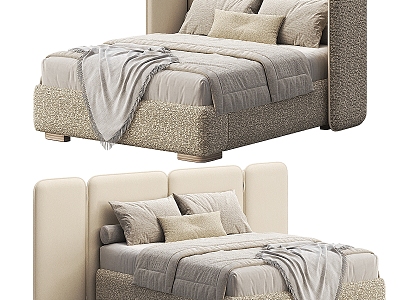 Modern Simple Double Bed model