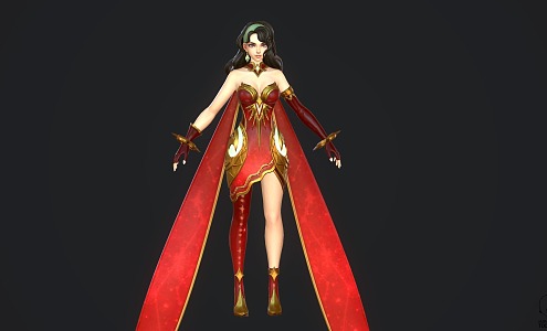 Queen Crimson Queen 3d model