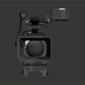 Professional Electronic Video Camera With Advanced Digital Recording And High Definition Lens