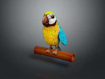 parrot xuanfeng parrot budgerigar monk parrot little sun parrot peony parrot senegal parrot 3d model