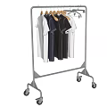 Modern Hanger Removable Drying Rack 3d model