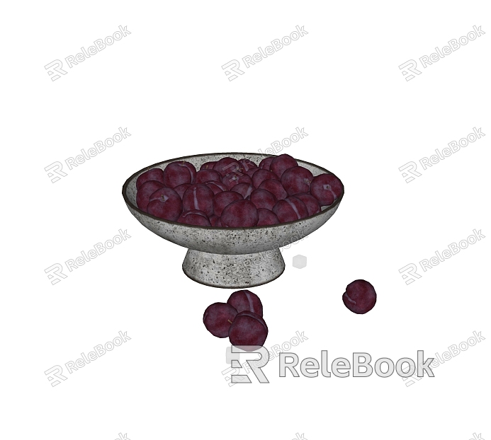 Fruit Fruit Plate Dining Table Ornaments Kitchen Supplies model