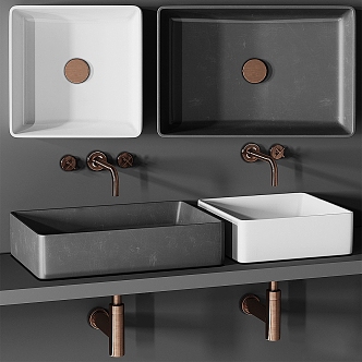 Modern basin sink 3d model