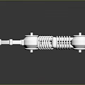 Industrial Machinery Equipment With Spring Component Hexagonal Bolt And Shiny Metallic Surface