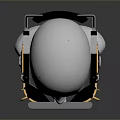 Sci-Fi Helmet Alien Helmet-Helmet High Tech Helmet Game Helmet 3d model