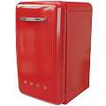 Vintage Red SMG Refrigerator Stylish Kitchen Appliance For Modern Living Space