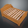 Classic Wooden Bed Frame With Storage Drawers And Slat Support For Bedroom