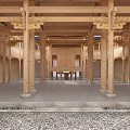 Chinese Ancient Ancestral Hall Ancient Architecture Ancestral Hall 3d model