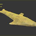 Realistic Shark Aquatic Animal With Red Brown Gray Coloration And Textured Skin Surface