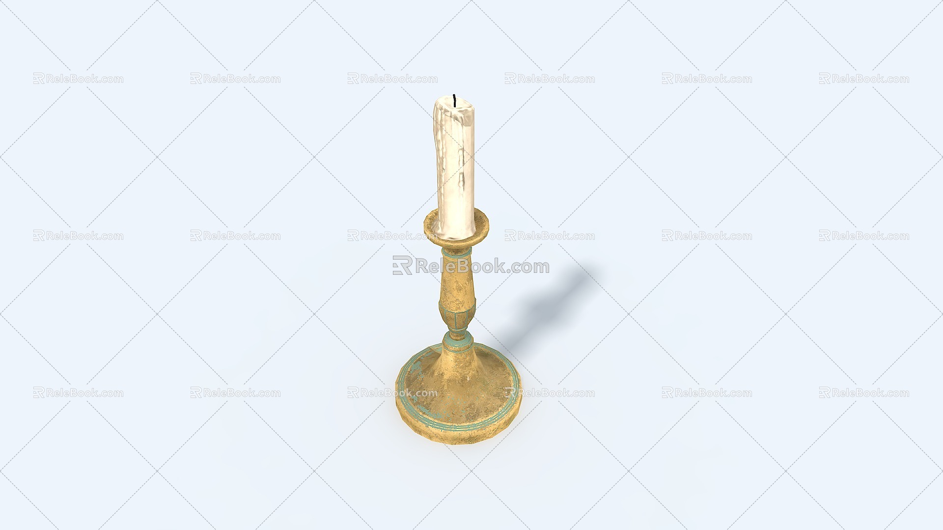 Candle Light Holder Metal Candle Holder Candle Holder Candle Fixtures 3d model