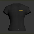 Gray Casual T-shirt With Yellow The Resistance Text For Everyday Wear