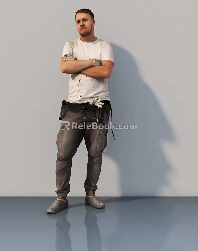 Animal character sketch 3d model