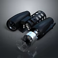 Booster sci-fi switch booster planer flame booster aircraft engine switch 3d model