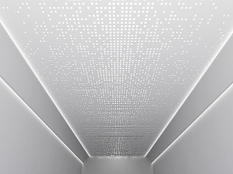 Gradient Perforated Panel Ceiling Integrated Ceiling Perforated Panel Ceiling Perforated Ceiling 3d model