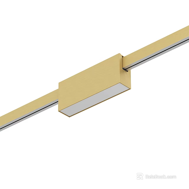 Modern Golden Slim Design LED Downlight Spotlight Ceiling Lighting Fixture 3d model 
