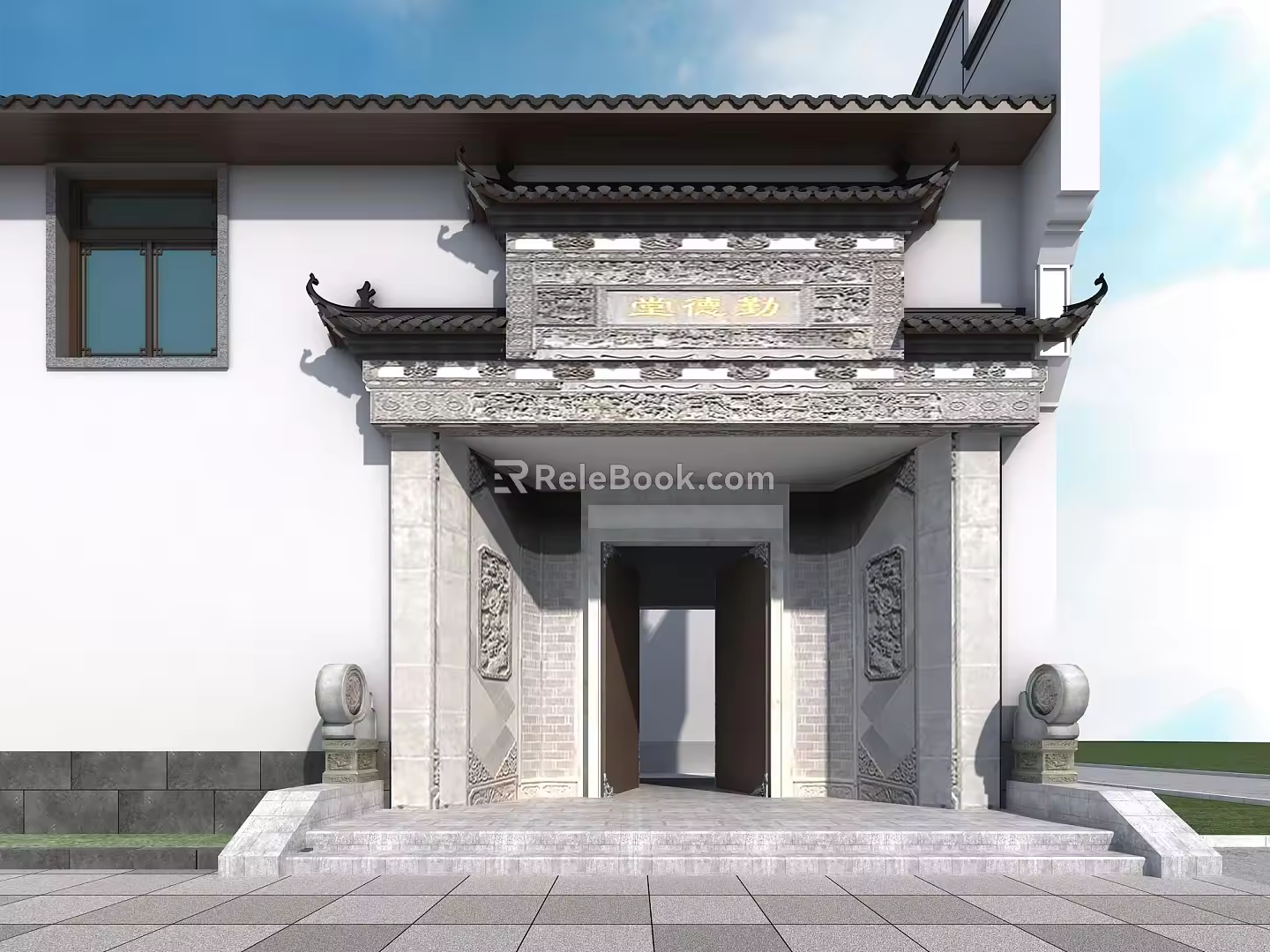 Chinese Gate 3d model