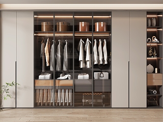 Modern Wardrobe Home Wardrobe 3d model