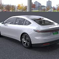 2023 NIO Weilai ET7 New Energy Vehicle 3d model