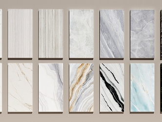 Modern Marble Texture Wall Panel Stone Wall Panel Wall Trim Panel Light Luxury Marble 3d model