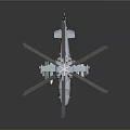 Advanced Helicopter Model With Multiple Rotors For Space Mission Support