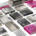 New Quality Decorative Books Set 11 Interior Art Double Sided Original Sizes