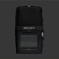 ZOOM Digital Audio Recorder Portable Electronic Device with Screen and Microphone