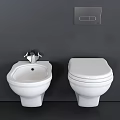 Sleek Modern Wall Mounted White Toilet Design With Ceramic Finish And Clean Lines