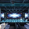 Modern Bar Interior Design With Stylish Lighting Fixtures And Comfortable Seating Areas