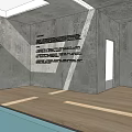 Modern Open Kitchen Interior Design With Island Counter And Cabinets