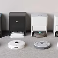 Intelligent sweeping robot sweeping and mopping all-in-one machine 3d model