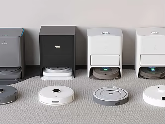 Intelligent sweeping robot sweeping and mopping all-in-one machine 3d model