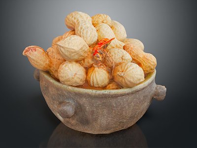 Modern Peanut Jar 3d model