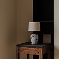 Modern table lamp 3d model